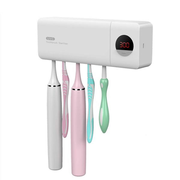 Easy Installation Wall Mounted Toothbrush Disinfection Box Bathroom Accessory UV Toothbrush Sterilizer - Image 3