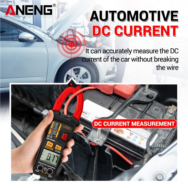 ANENG ST194 Digital 6000 Count True RMS Multimeter Clamp Meter DC/AC Current Clamp Voltage Car Tester Hz Capacitance Ohm Tool - Image 5
