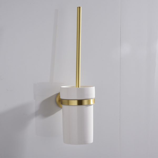 Bathroom Sanitary Ware And Accessories Shower Hanger Household Brushed Gold Series Hardware Set - Image 5