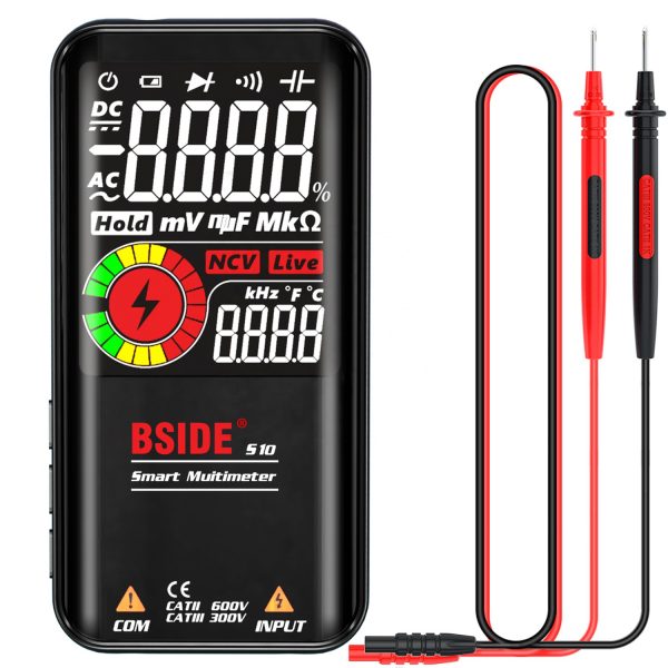 BSIDE S10 3.5"LCD Color Display Smart Digital multimeter with Capacitance Ohm Diode multimetro NCV Hz Live wire test - Image 2