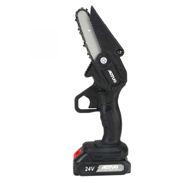 Mini Electric Saw Chainsaw 24V For Woodworking Garden Tools With Batterys Chain Saws Wood Cutters - Image 3