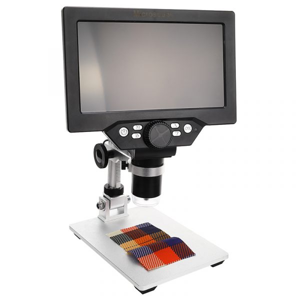G1200 Electronic LED Digital Microscope 12MP 7 Inch Large LCD Display 1-1200X Continuous Amplification Magnifier Tool - Image 5