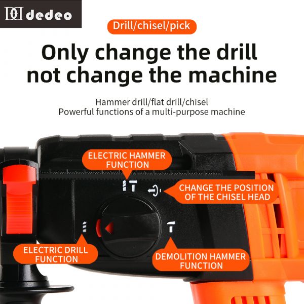 20V Brushless Manufactor Lithium Battery Portable Electric Rotary Power Tools Sale Driver Hammer Cordless Concrete drill machine - Image 2