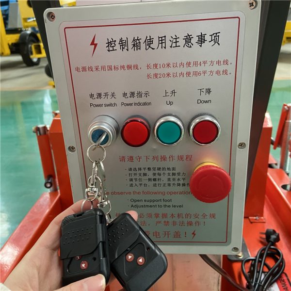 Factory Price Electric Mini Mobile Trailer Vertical Hydraulic Aluminum Alloy Lift Single Double Mast - Image 3