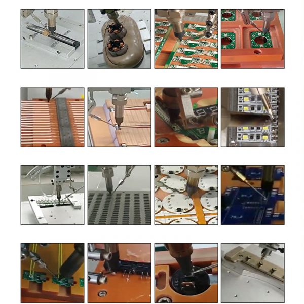 5 axis customized automatic spot welding machine PCB circuit board capacitor pin welding dual platform soldering machine - Image 3