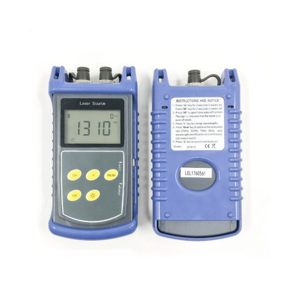 Portable   Fiber optic Laser Source  ST815  800-1700nm Li battery used for precise fiber light use and lab testing - Image 2