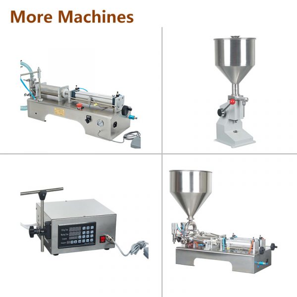 Piston type automatic liquid soap lotion capping and labeling line and detergent paste cream shampoo Single head filling machine - Image 3