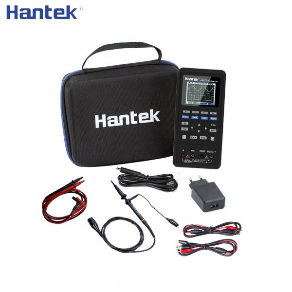 Hantek Digital Multimeter Waveform Generator Handheld Oscilloscope Portable 3in1 USB 2 Channel 40mhz 70mhz Tester Kit - Image 6