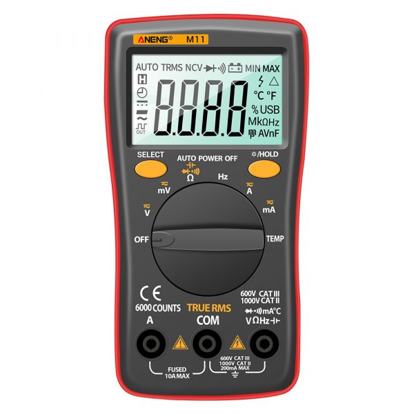 ANENG M11 PRO Digital Multimeter 6000 Counts Profissional Transistor Tester Multimetro Multitester Analogico Lcr Meter - Image 6