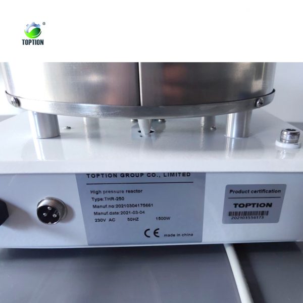 magnetic stirrer high pressure reactor vessel  stainless pressure autoclave - Image 3