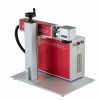50W Cheap portable fiber laser marking engraving machine for metal steel