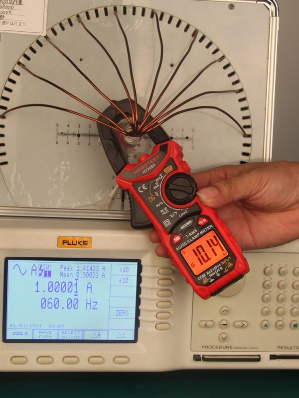 Top Quality Habotest HT206D AC/DC Clamp Meter Multimeter 600v 6000A 6000Counts   With 100mF Capacitance 10MHZ Frequency - Image 4