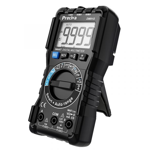 MESTEK DM91S Smart Multimetro Digital Multimeter AC/DC Voltage Current Multi Meters with NCV Data Hold 9999 Counts Flashlight - Image 6