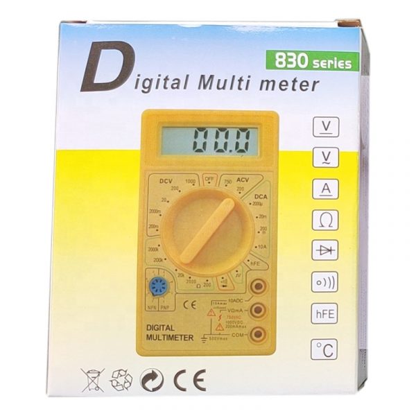 High-precision Mini Multi Meter Skyasia DT-830B Hand held Multitester Multimetre Multimetro Digital Multimeter - Image 2