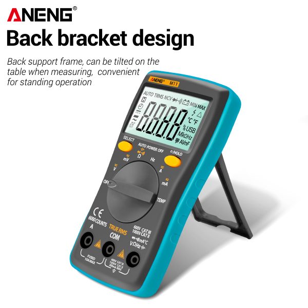 ANENG M11 PRO Digital Multimeter 6000 Counts Profissional Transistor Tester Multimetro Multitester Analogico Lcr Meter - Image 3