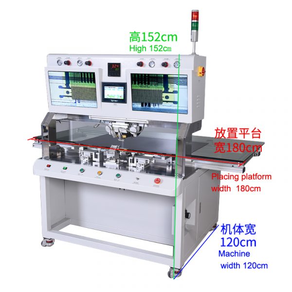 single head led lcd tv repair machine cog fog fpc IC flex cable acf tab cof  bonding machine - Image 2