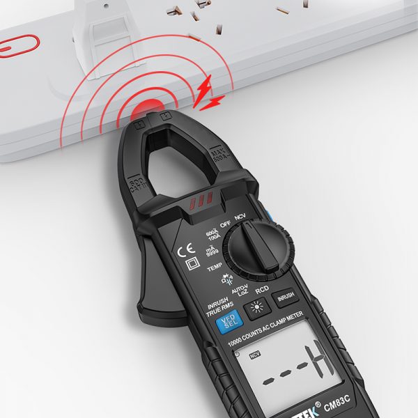 CM83C 600A Digital AC Current Clamp Meters Current Clamp Multimeter DC Amper Meter Frequency Capacitance NCV Digital Clamp Meter - Image 3