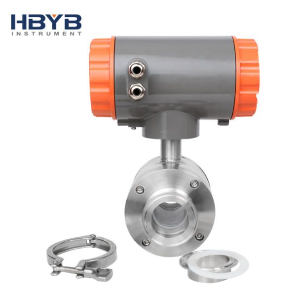 digital tri clamp milk electromagnetic flowmeter sd data logger magnetic flowmeter - Image 2