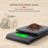 Portable Electronic Digital Kitchen coffee scales Multi-function timer with temperature probe LED backlight display 1kg 2kg