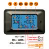 20A 100A AC 110-250V Digital LCD Panel Meter Monitor Power Energy Ammeter Voltmeter