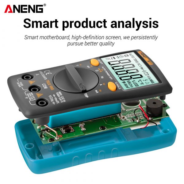 M11 Pocket Digital Multimeter 6000 Counts Profissional Transistor Tester Multimetro Multitester Analogico Lcr Meter Smart Test - Image 3