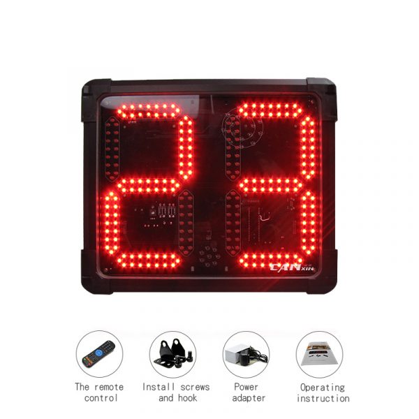 High quality 8"2 digits Red color 2 digits gym timer Timer Circuit Breaker