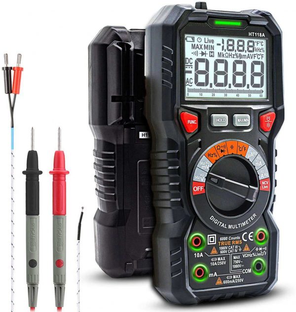 Hot Sale 6000 Counts True RMS LCD Smart Multimeter Tester Professional Meter for Capacitance test - Image 6
