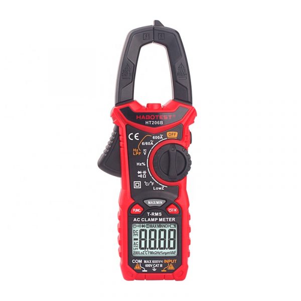 HT206B Capacitance Resistance Digital Clamp Meter with LFP LowZ Temperature - Image 5