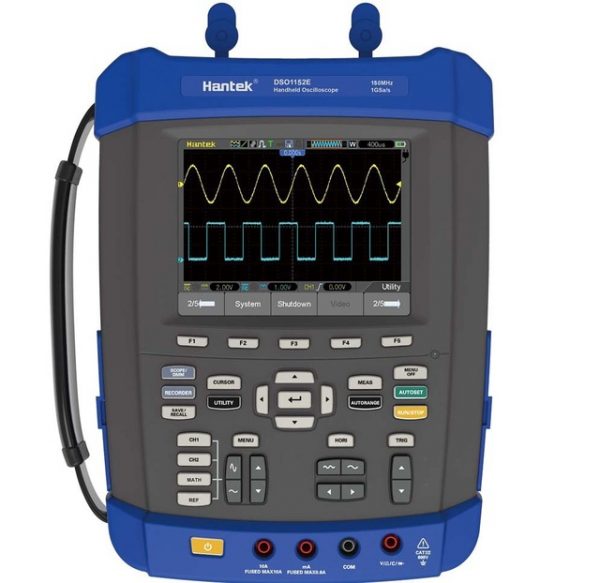 Hantek DSO1202E 5 in 1 6000 Counts DMM Digital FFT Spectrum Analyzer with Frequency Counter 200MHz 2 CH Handheld Oscilloscope - Image 5