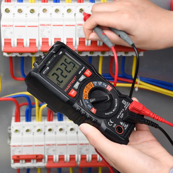 HABOTEST HT113C 6000 Counts Handheld Digital Multimeter Auto Range Automatic Meter Capacitance Frequency Temperature Testing - Image 3