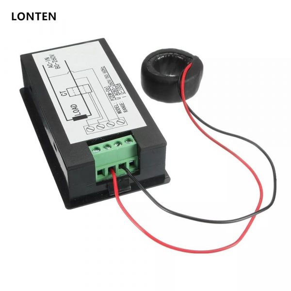 Lonten AC 80-260V 100A Digital Current Voltage Amperage LCD Power Meter DC Volt Amp Testing Gauge Monitor Power  Tester Ammeter - Image 5