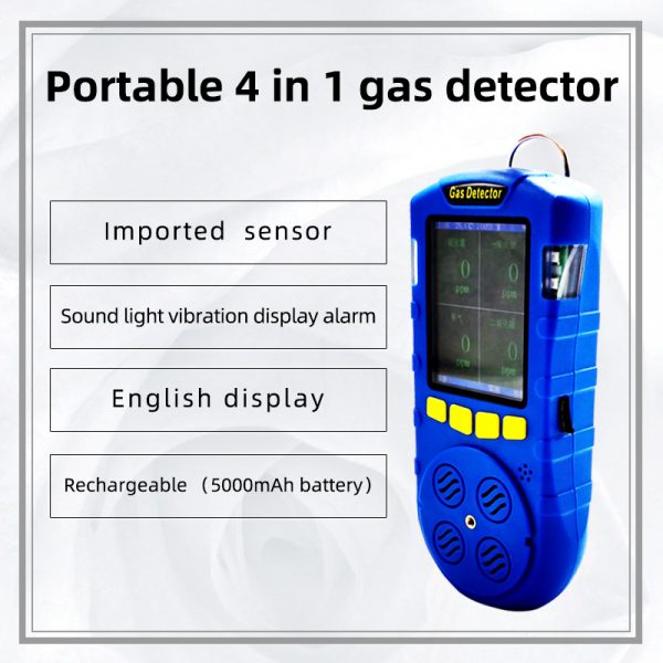 Multi Gas Monitor Portable Gas Detector 4 in 1 Gas Analyzer - Image 4