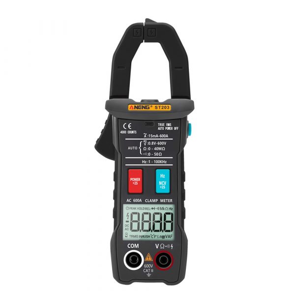 ANENG ST203 Electric Digital Clamp Meter DC/AC Professional Multimeter Current Clamp Intelligent Automatic Voltage Tester Tool - Image 6