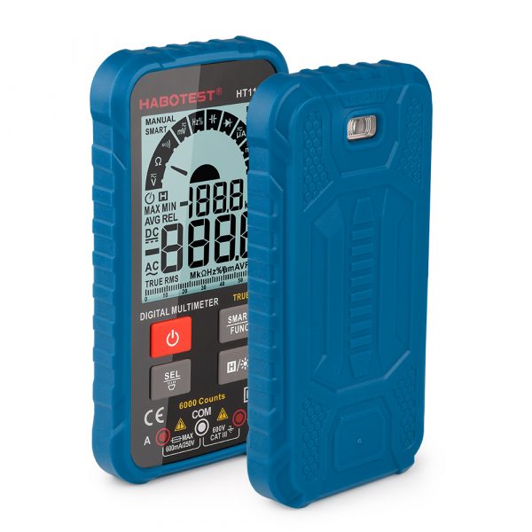 Smart Multimeter  Super Slim  Digital Multimetro Phone Type with NCV Habotest HT112B - Image 6