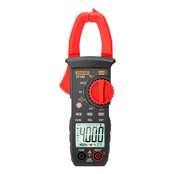 ANENG ST182 Digital Clamp Meter AC Current Multimeter DC/AC Voltage Ammeter Voltages Tester Amp Hz Capacitance NCV Ohm Test - Image 6