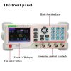 Desktop digital multimeter inductance capacitor resistor test LCR digital bridge tester 3.5 inch LCD display USB RS232 cable