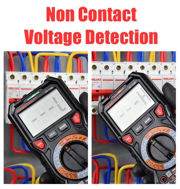 2020 Top Quality High Precision 6000 Counts Digital Multimeter with TRMS with Live Test Temperature and Input Jack  LED Indicate - Image 4
