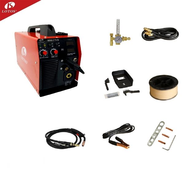 lotos 175 110v/220v factory price portable welder arc inverter best parkside welding machine tig mag mig welding set - Image 3