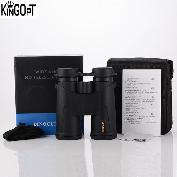 Kingopt Nanyang Binocular Compact Large Field of View Rubber Eyecup 10x42 Bak4 Prism Binoculars For Adults - Image 5