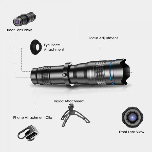 2021 apexel Optical Telescope Focusing 36x camera telescope lenses Zoom Lens for Concert Sports Watching - Image 3