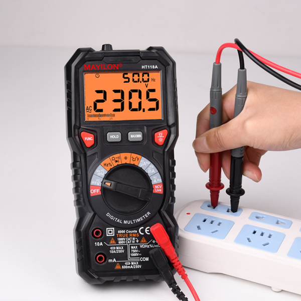Digital Multimeter HABOTEST HT118A Voltmeter Ammeter Resistance Capacitance Frequency Temperature Testing NCV Function - Image 5