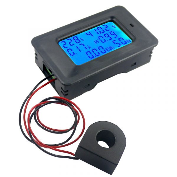 20A 100A AC 110-250V Digital LCD Panel Meter Monitor Power Energy Ammeter Voltmeter - Image 6