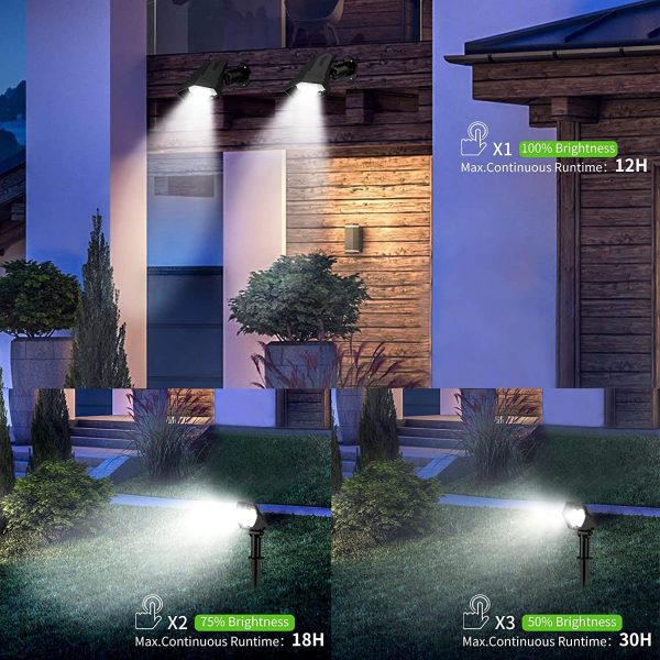 China manufacturer portable solar energy lighting system outdoor solar garden lights wall flower decoration light - Image 4