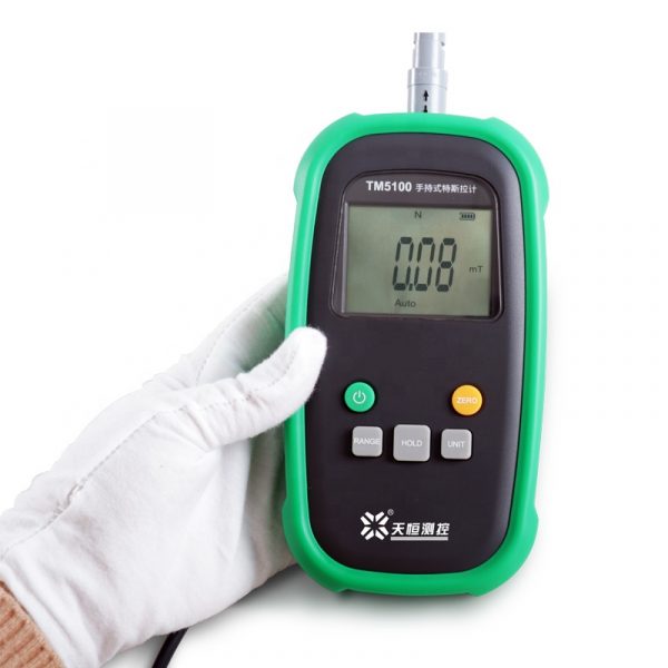 Handheld Digital Permanent Magnet Gauss Meter Tesla Meter Magnetic Flux Meter Surface Magnetic Field Measuring Instrument TM5100 - Image 5