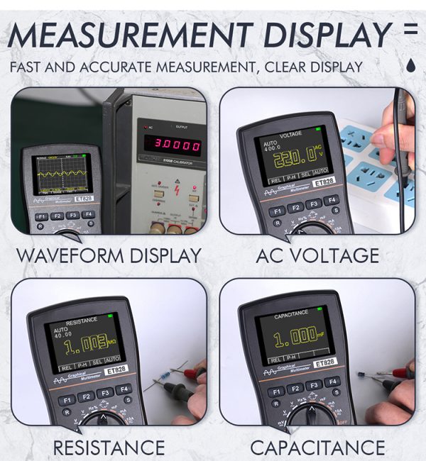 ET828 Multimeter Digital Oscilloscope Multimeter - Image 2