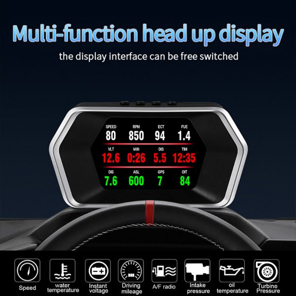 Head Up Display Auto Display Smart Car HUD Gauge Speed Indicator for Tesla model 3 - Image 2