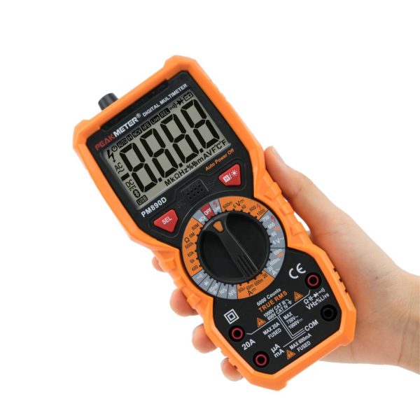 high quality AC DC current 20A portable digital multimeter PM890D with true RMS - Image 4