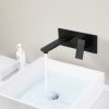 bathroom water tap Wall mounted basin faucet With temperature indicator