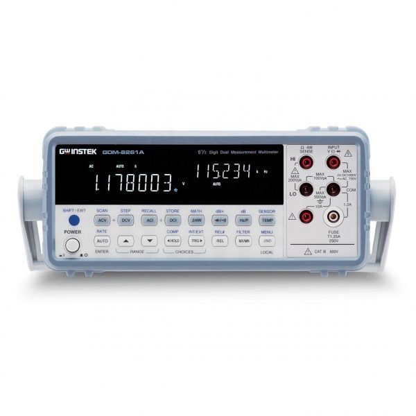 Dual display high precision 1,200,000 counts 6 1/2 digit Digital Benchtop Multimeter GDINSTEK GDM8261A with RS232 and USB - Image 4