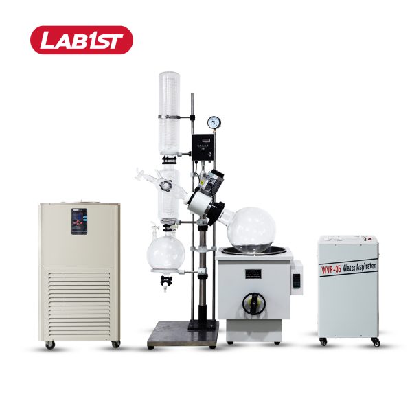 Lab Hand Lift Rotary Vacuum Steam Distillation Equipment  Rotary Evaporator - Image 6